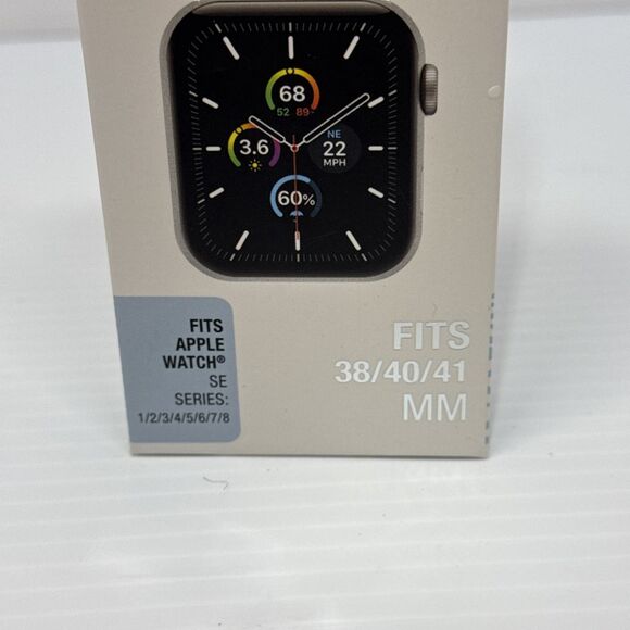 Merkury Innovations Metallic Watchband for Apple Watch Series 1-8, 38/40/41 MM - Picture 3 of 9